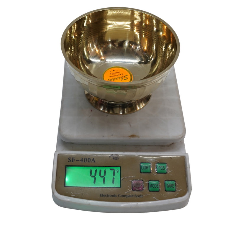 Brass Bowl with Stand (1 Piece) 894g
