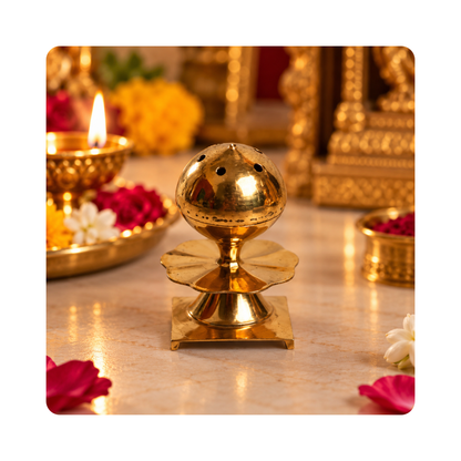 Mahita Collections Brass Agarbatti Stand Incense Stick Holder