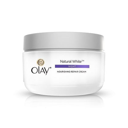 Olay Natural White 7 in One, Night Nourishing Repair Cream, 50g