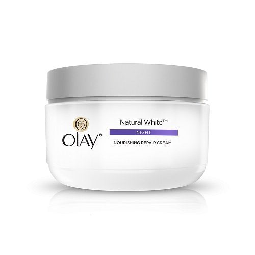 Olay Natural White 7 in One, Night Nourishing Repair Cream