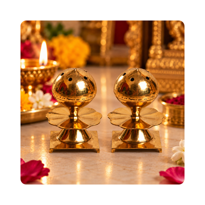 Mahita Collections Brass Agarbatti Stand Incense Stick Holder