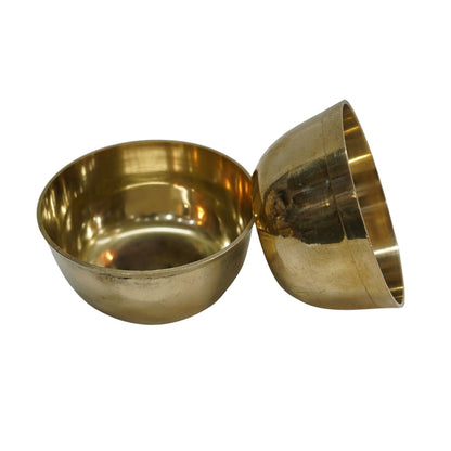 Brass Dining Bowl Traditional Pital Ki Katori 258g (Pack of 2)