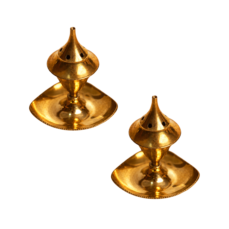 Mahita Collections Traditional Brass Agarbatti Incense Stick Stand