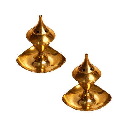 Mahita Collections Traditional Brass Agarbatti Incense Stick Stand