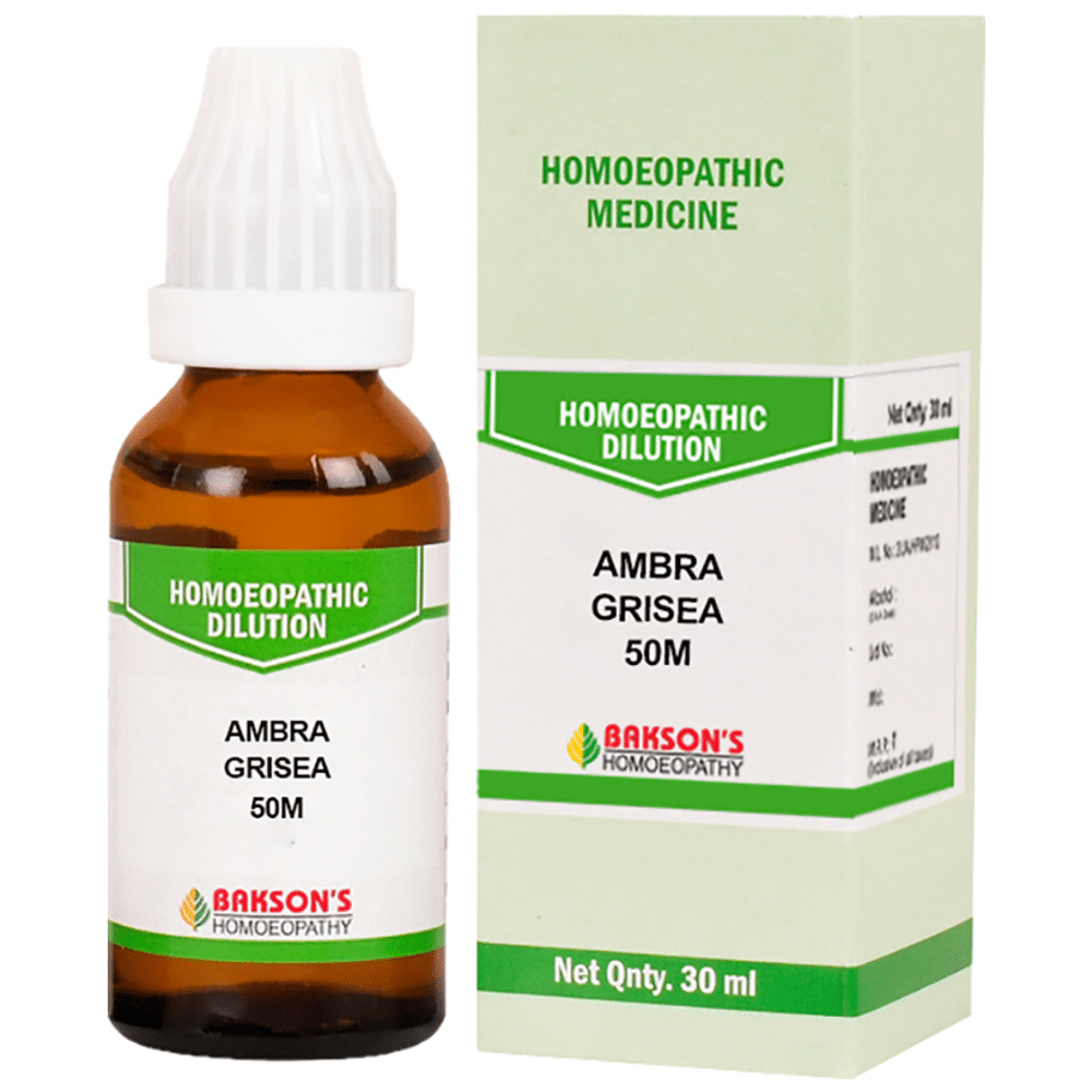 Bakson's Homeopathy Ambra Grisea Dilution - PUSHMYCART