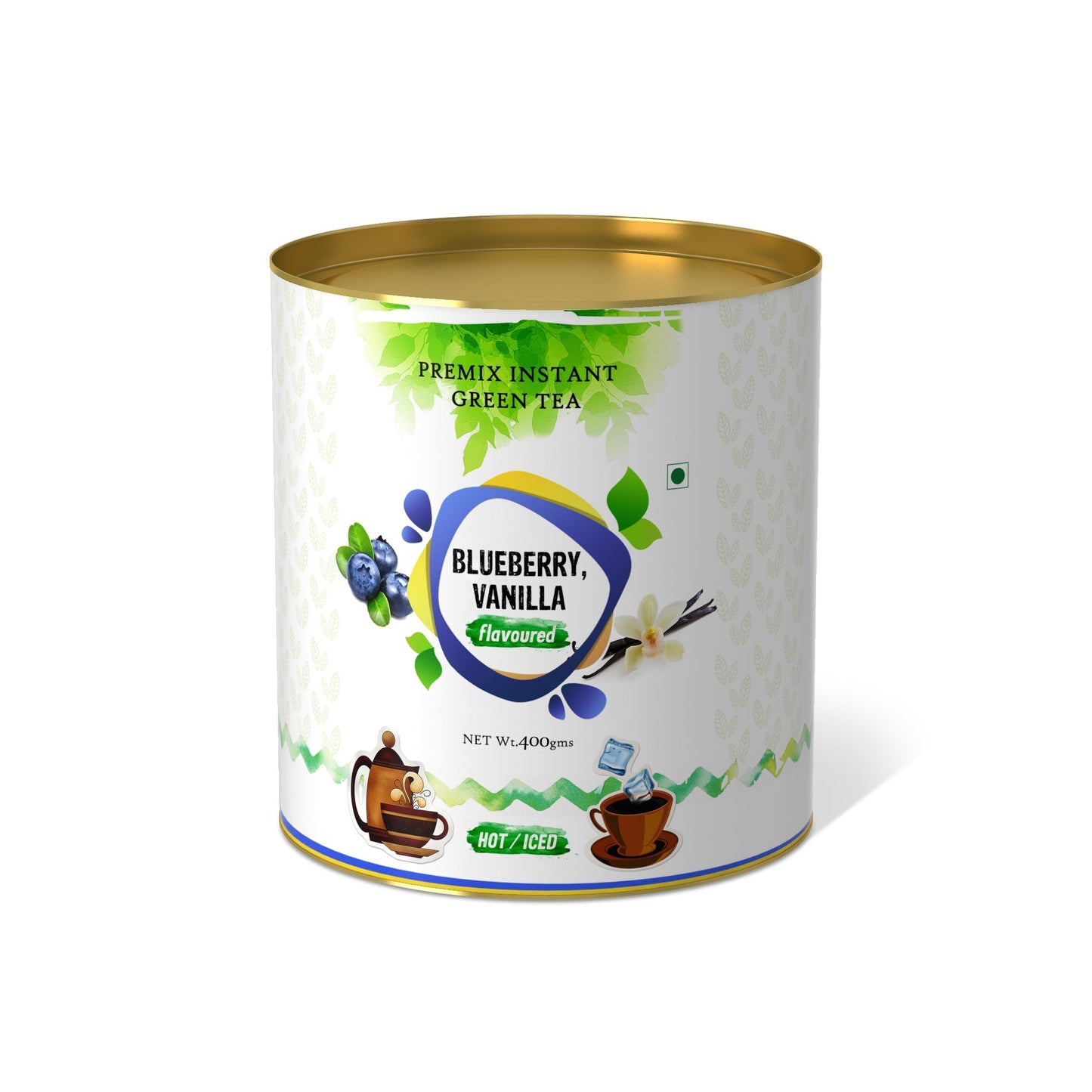 The Tea Planet Blueberry Vanilla Flavoured Instant Green Tea