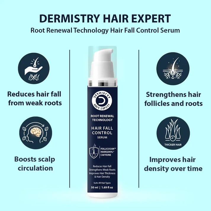 Dermistry Hair Fall Control Serum with Follicusan & Hairgenyl