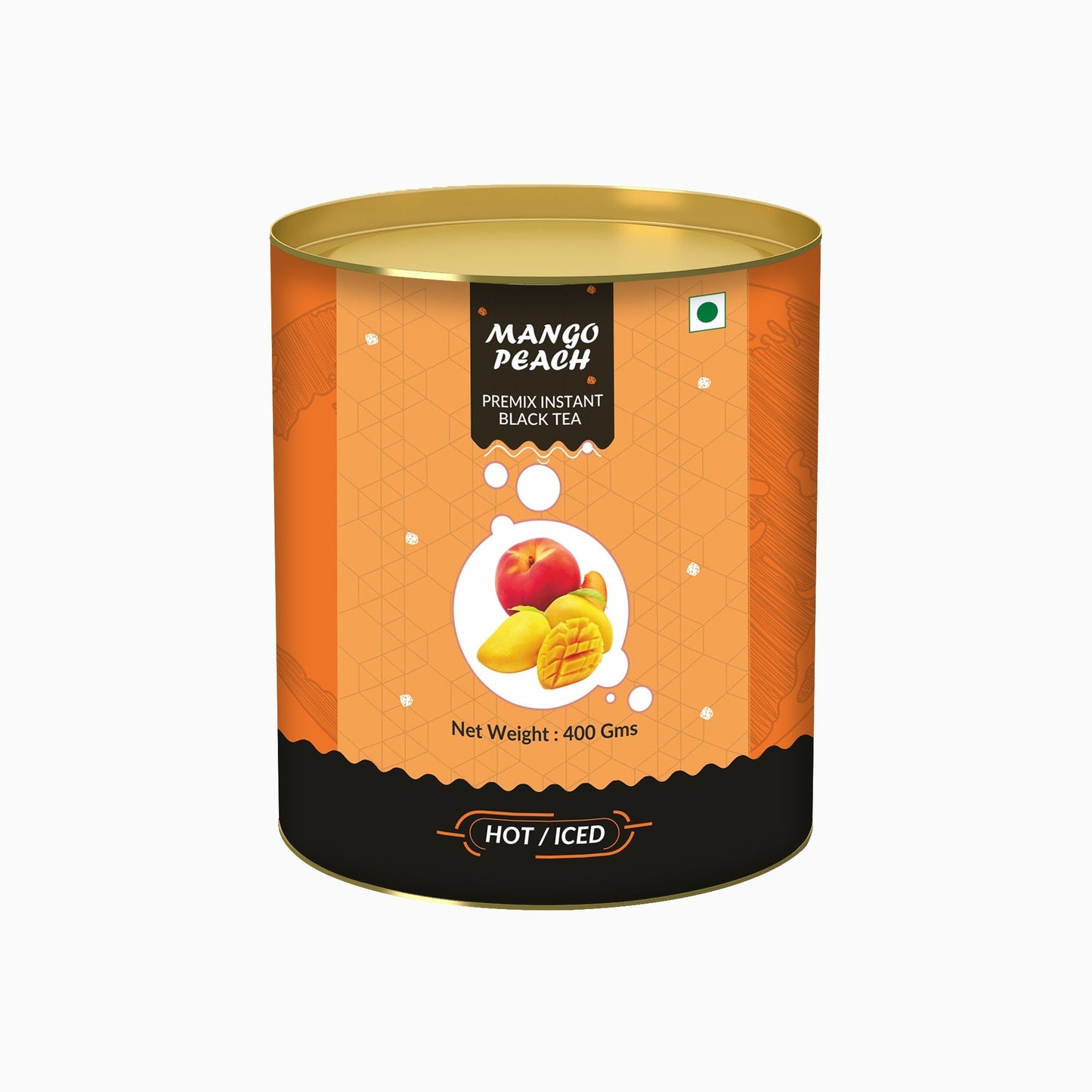 The Tea Planet Mango & Peach Flavoured Instant Black Tea