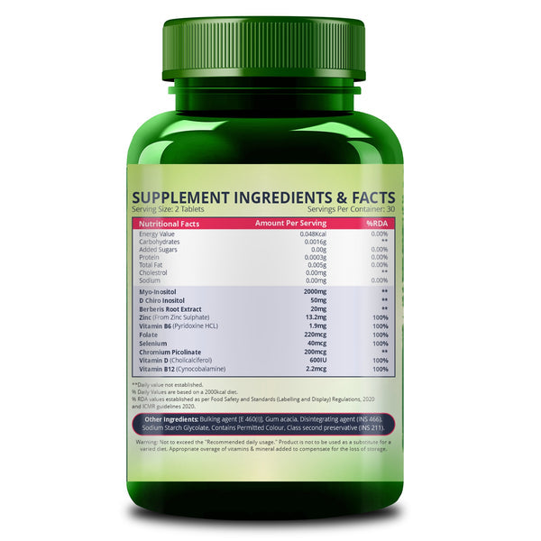 Himalayan Organics Pcos Supplement Tablets