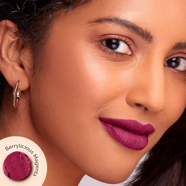 Mamaearth Moisture Matte Longstay Lipstick Berrylicious Magenta