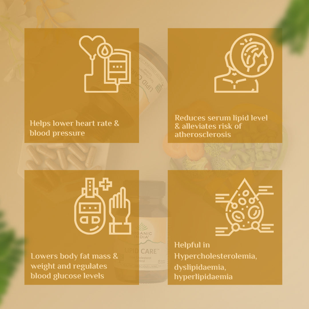 Organic India Lipid Care Capsule bottle - PUSHMYCART