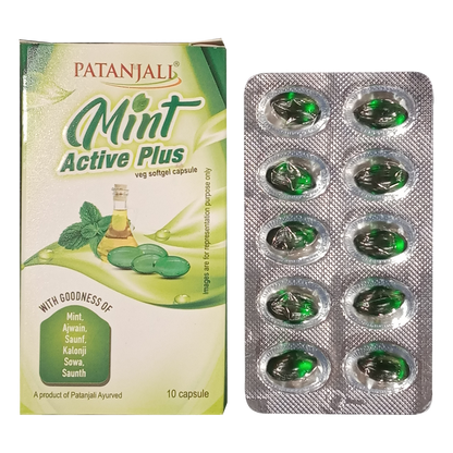 Patanjali Mint Active Plus veg Softgel