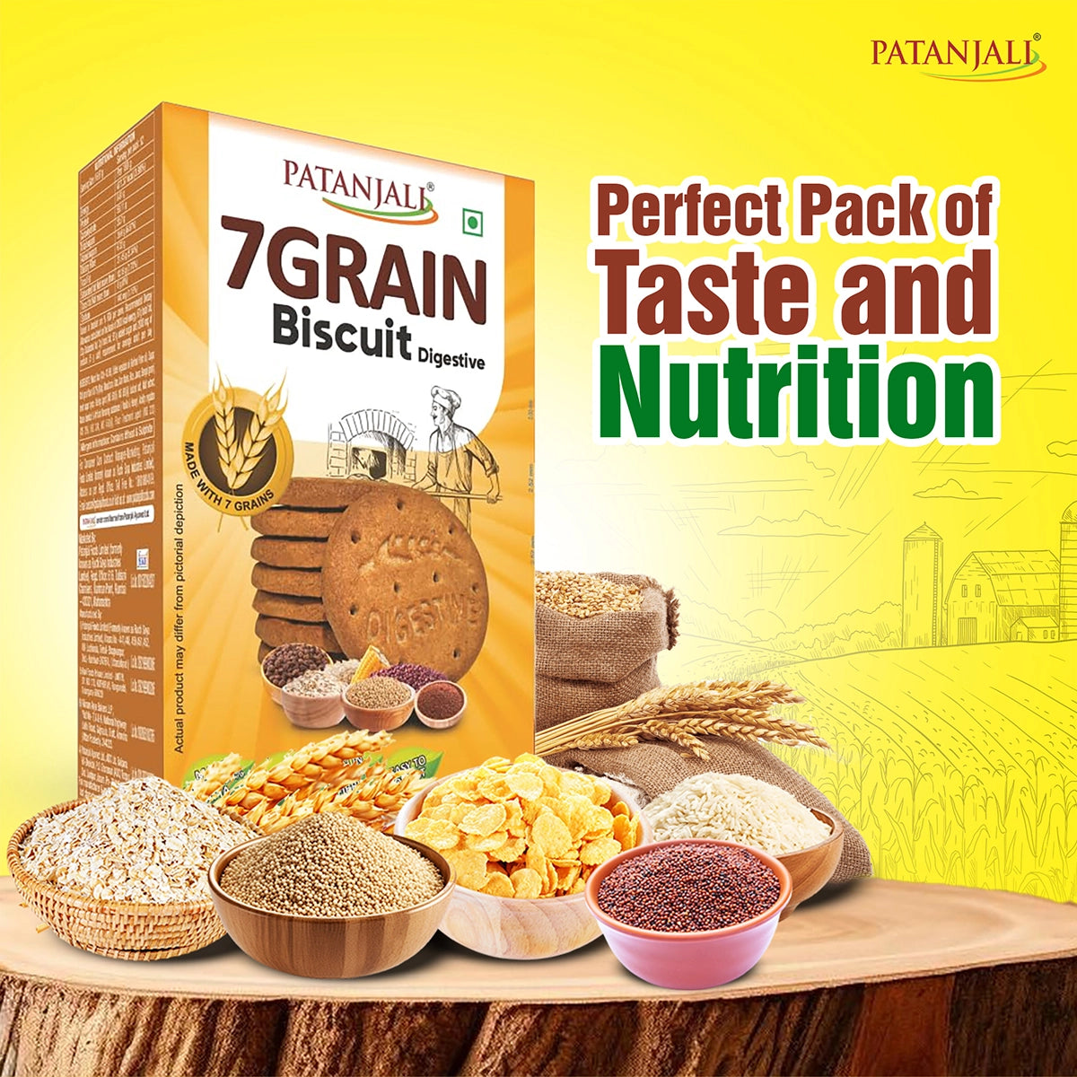 Patanjali 7 Grain Digestive Biscuit