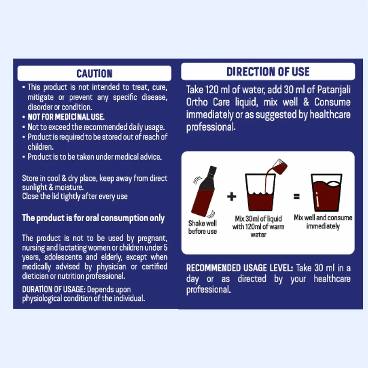 Patanjali Orthocare Liquid