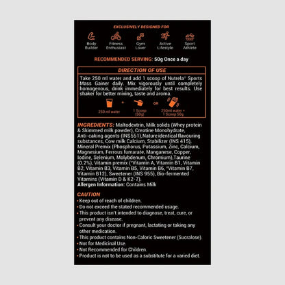 Patanjali Nutrela Sports Mass Gainer