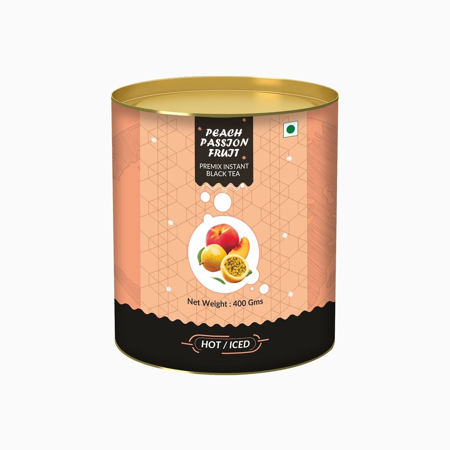 The Tea Planet Peach & Passion Fruit Flavoured Instant Black Tea