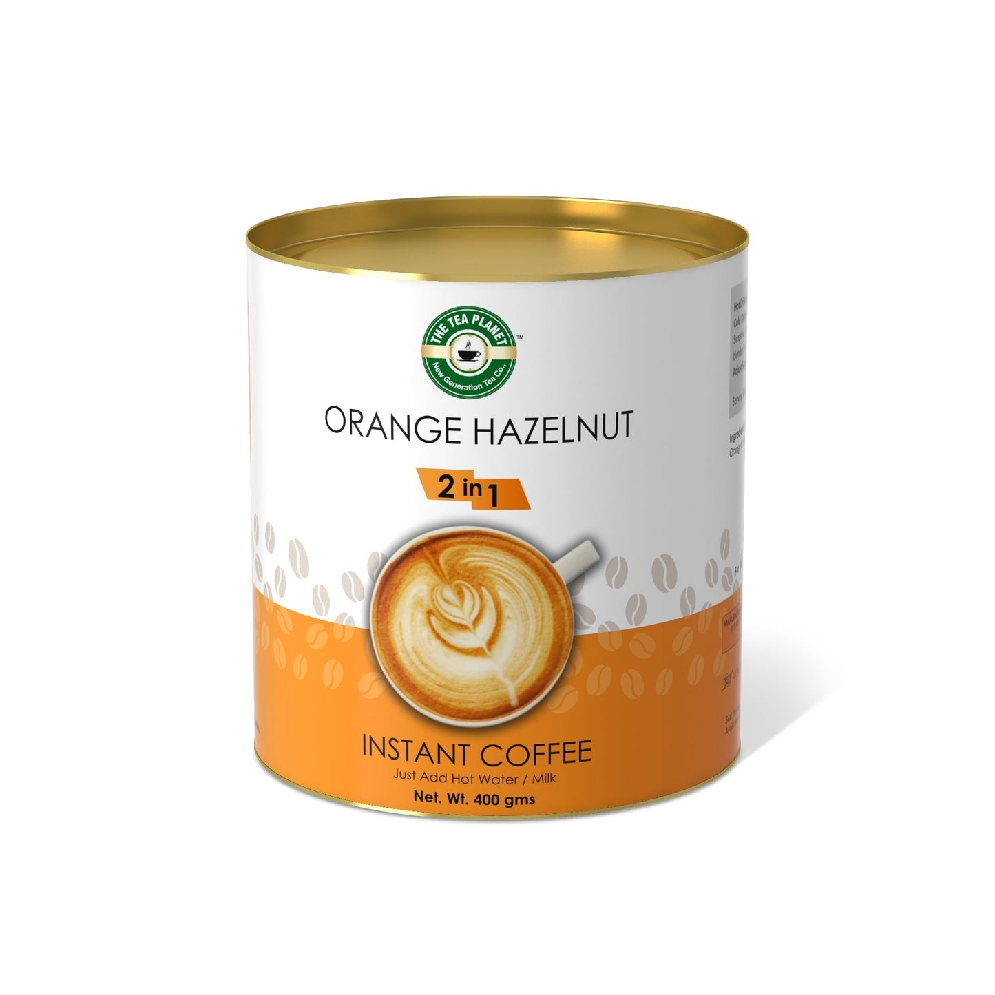 The Tea Planet Orange Hazelnut Coffee Premix (2 in 1)