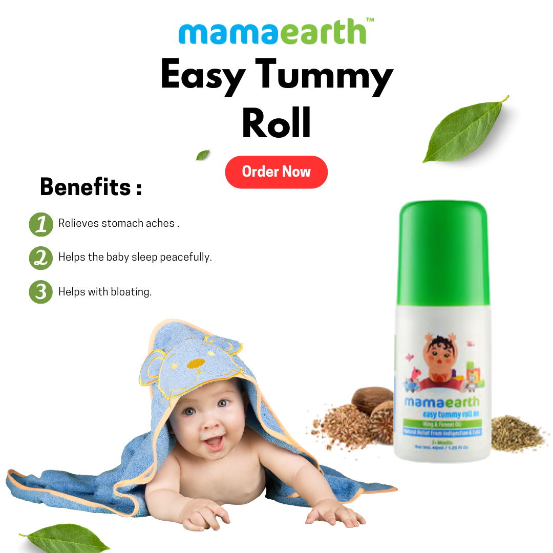 Mamaearth Easy Tummy Roll On 40ml - PUSHMYCART