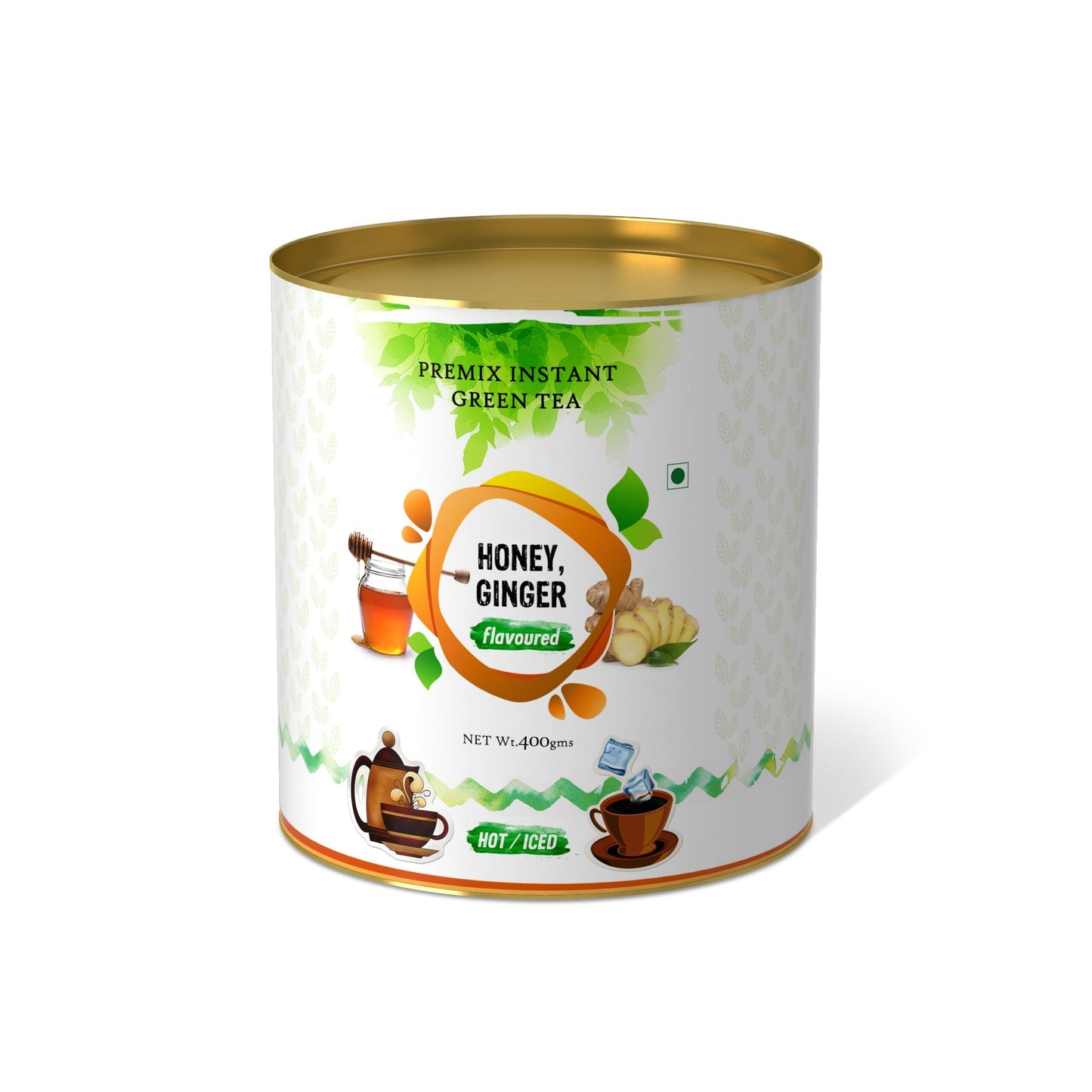 The Tea Planet Honey Ginger Flavoured Instant Green Tea