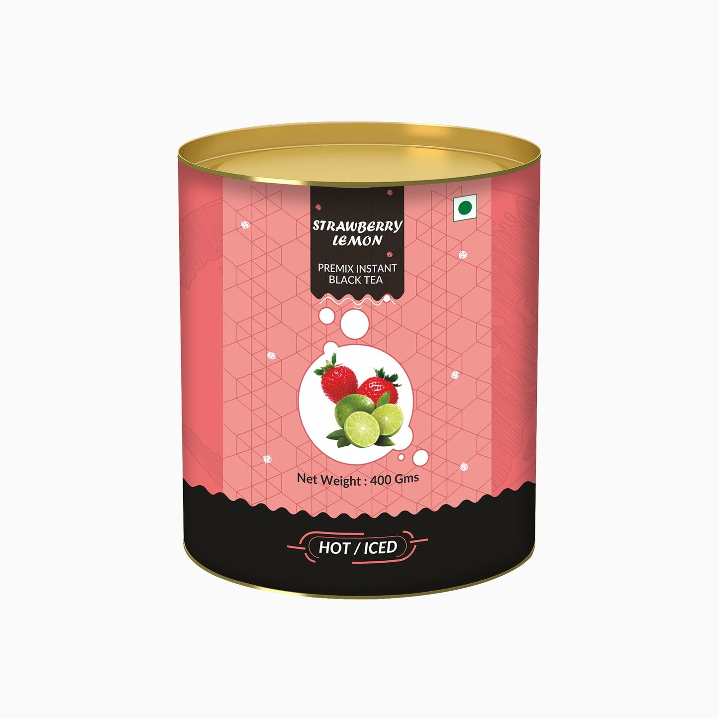 The Tea Planet Strawberry Lemon Flavoured Instant Black Tea