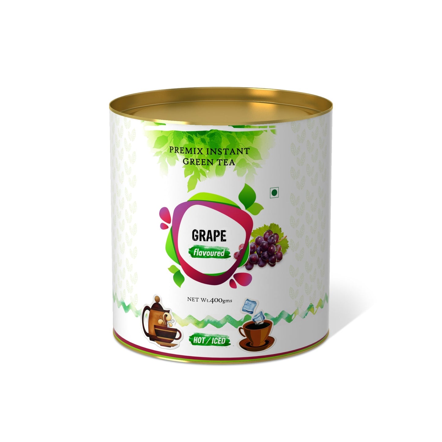 The Tea Planet Grape Flavoured Instant Green Tea