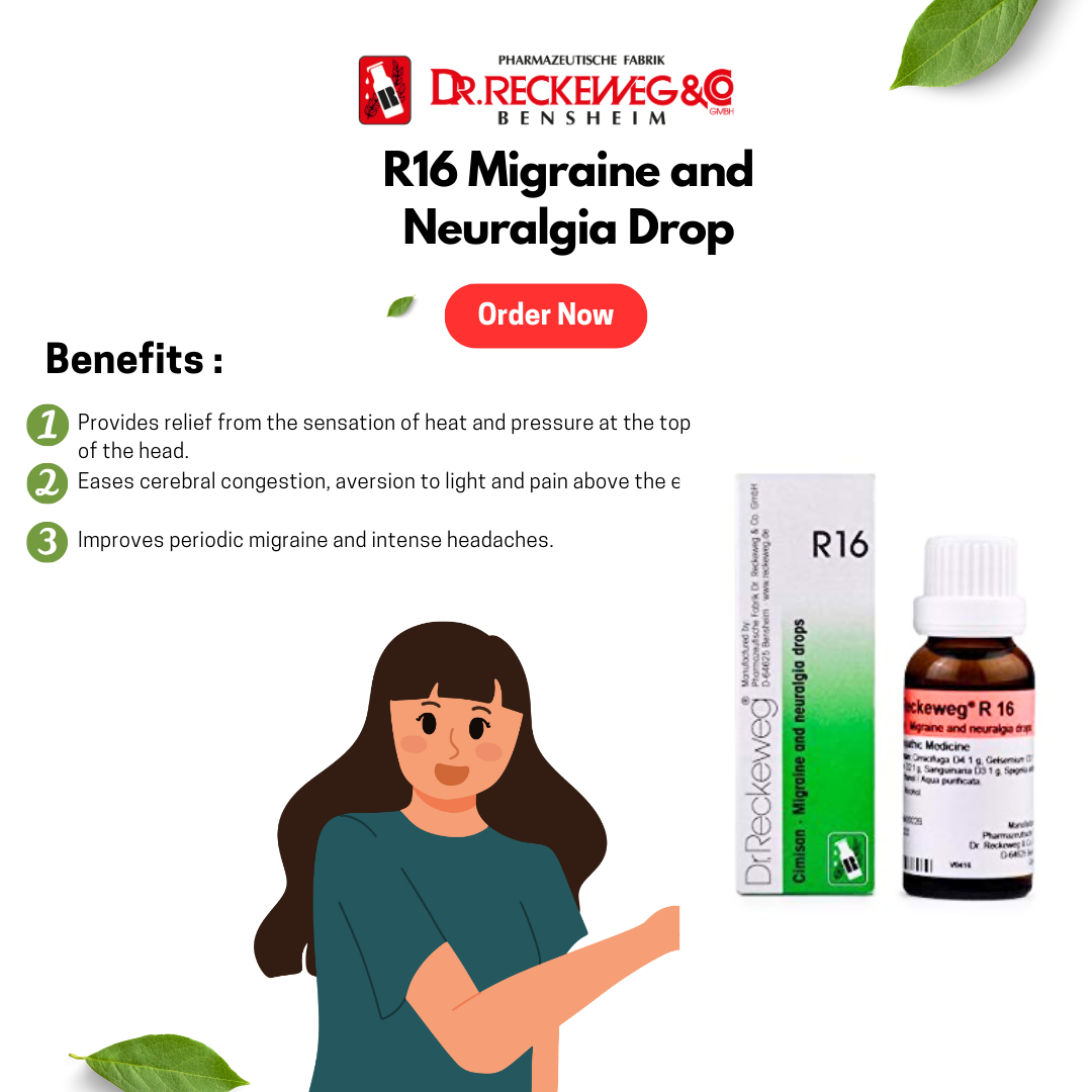 Dr. Reckeweg R16 Migraine And Neuralgia Drops