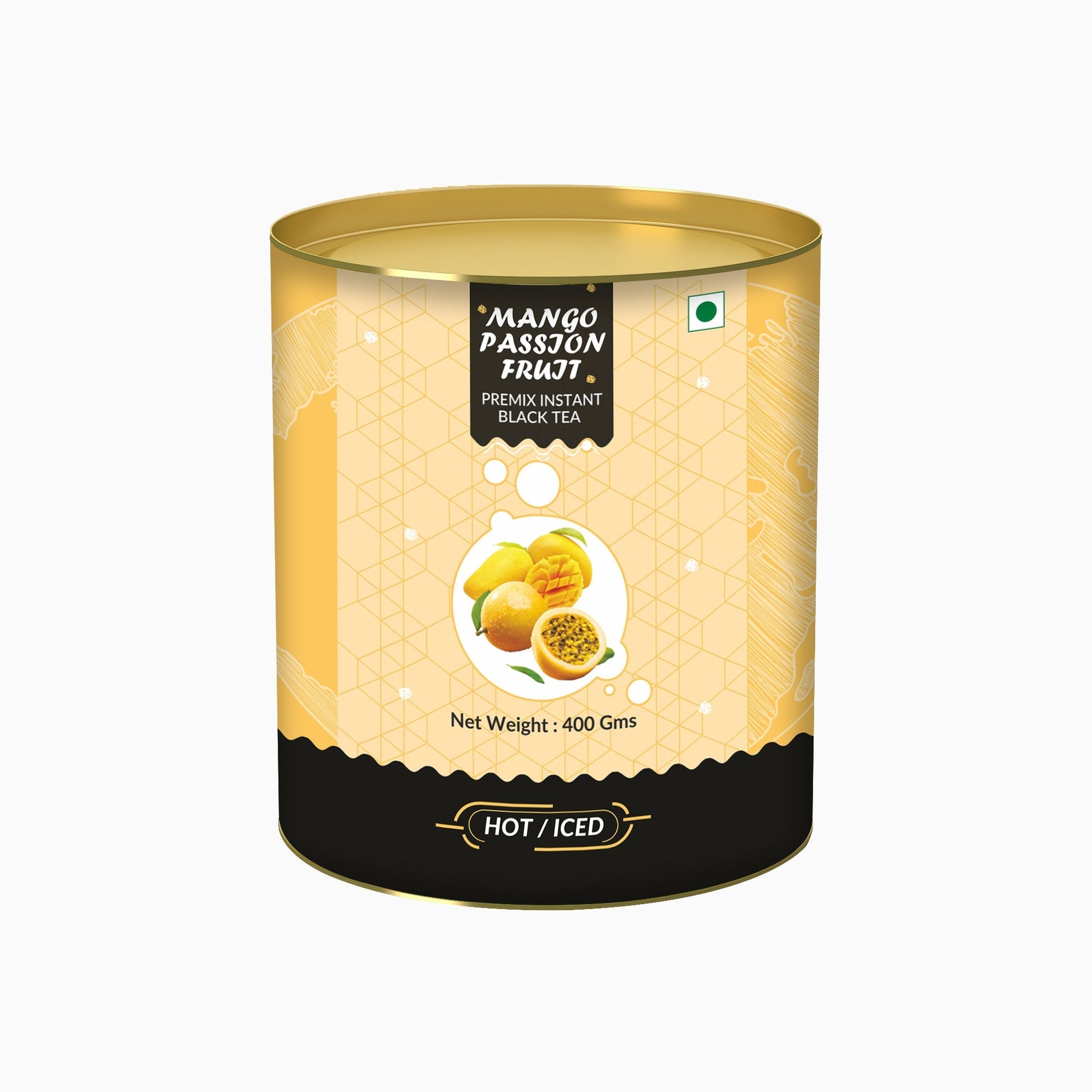 The Tea Planet Mango+Passion Fruit Flavoured Instant Black Tea