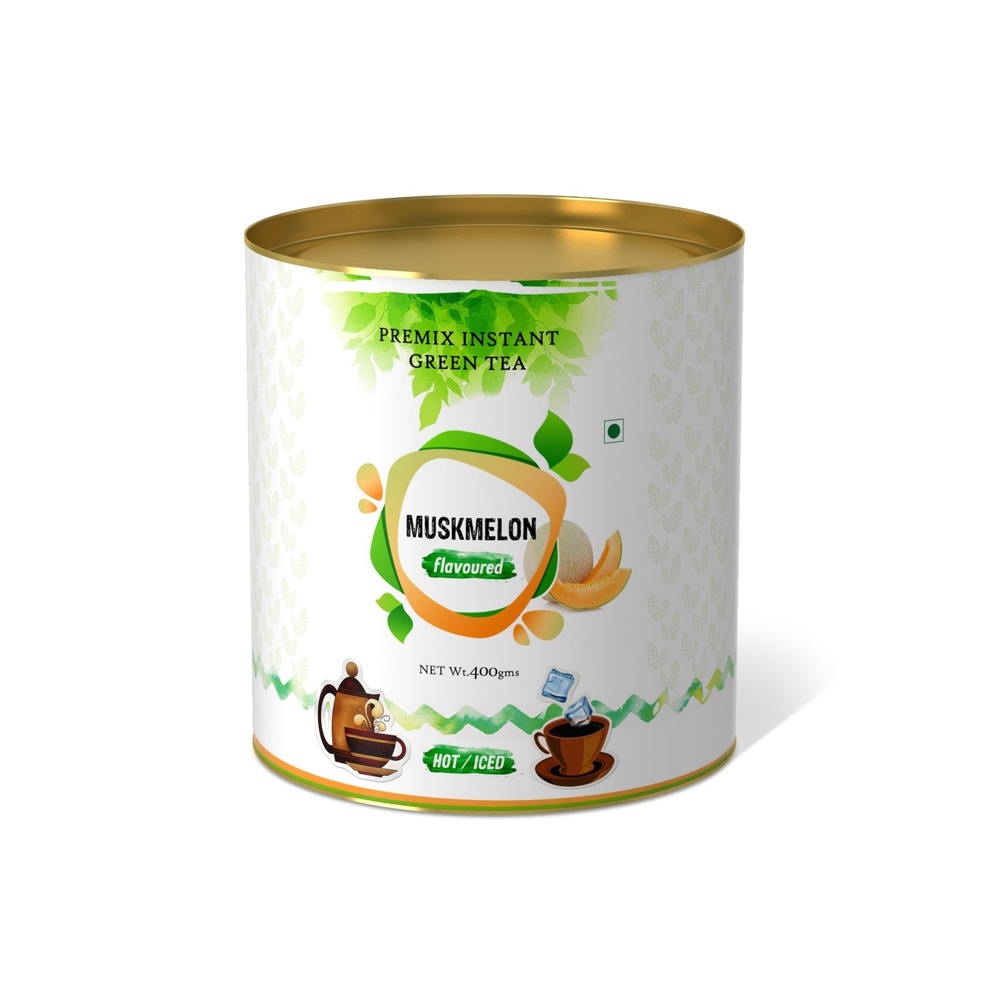 The Tea Planet Muskmelon Flavoured Instant Green Tea