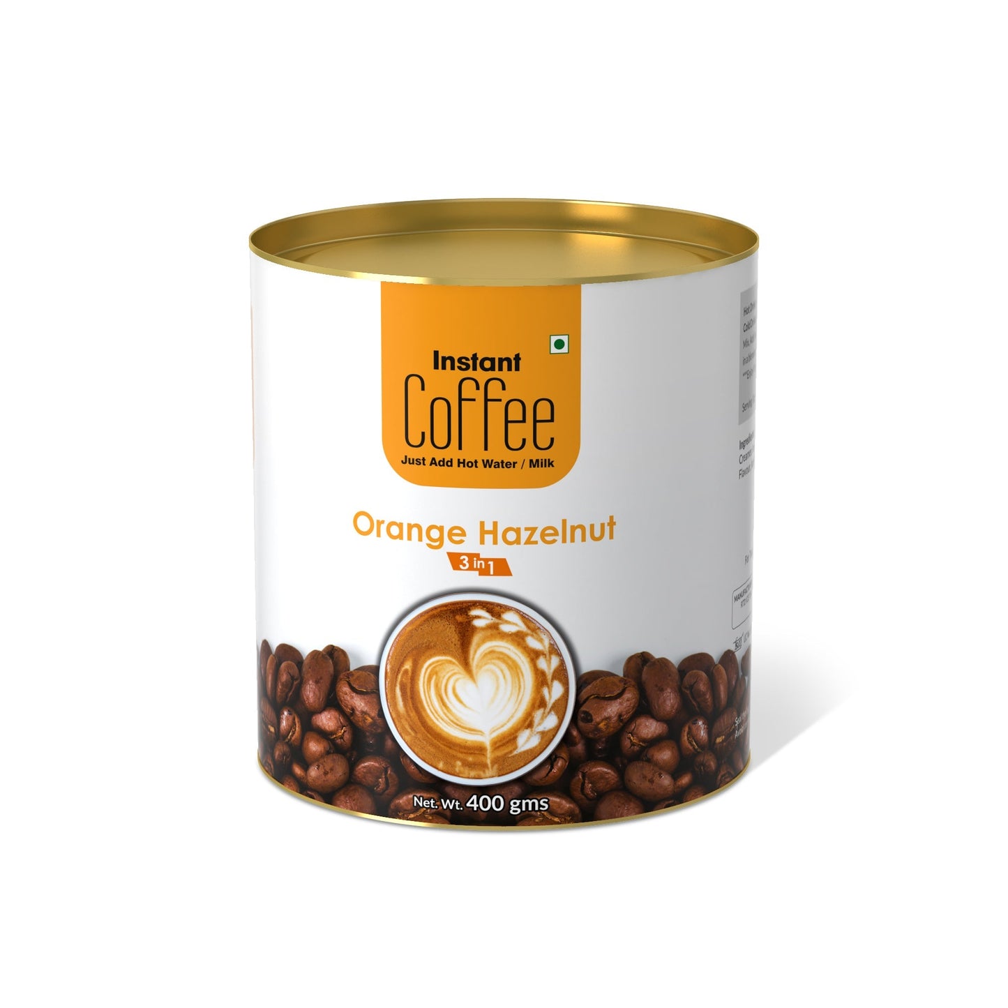 The Tea Planet Orange Hazelnut Coffee Premix (3 in 1)