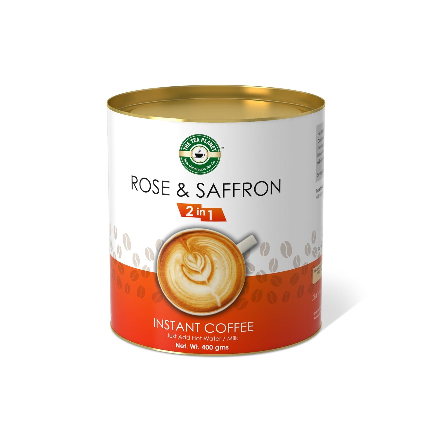 The Tea Planet Rose & Saffron Coffee Premix (2 in 1)