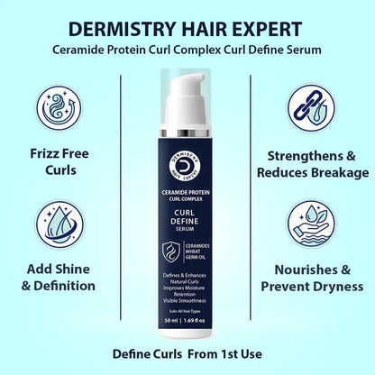 Dermistry Curl Defining Hair Serum frizz control