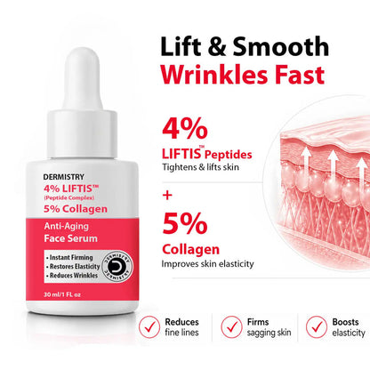 Dermistry Instant & Intense Face Lift Serum – Tighten & Firm Fast