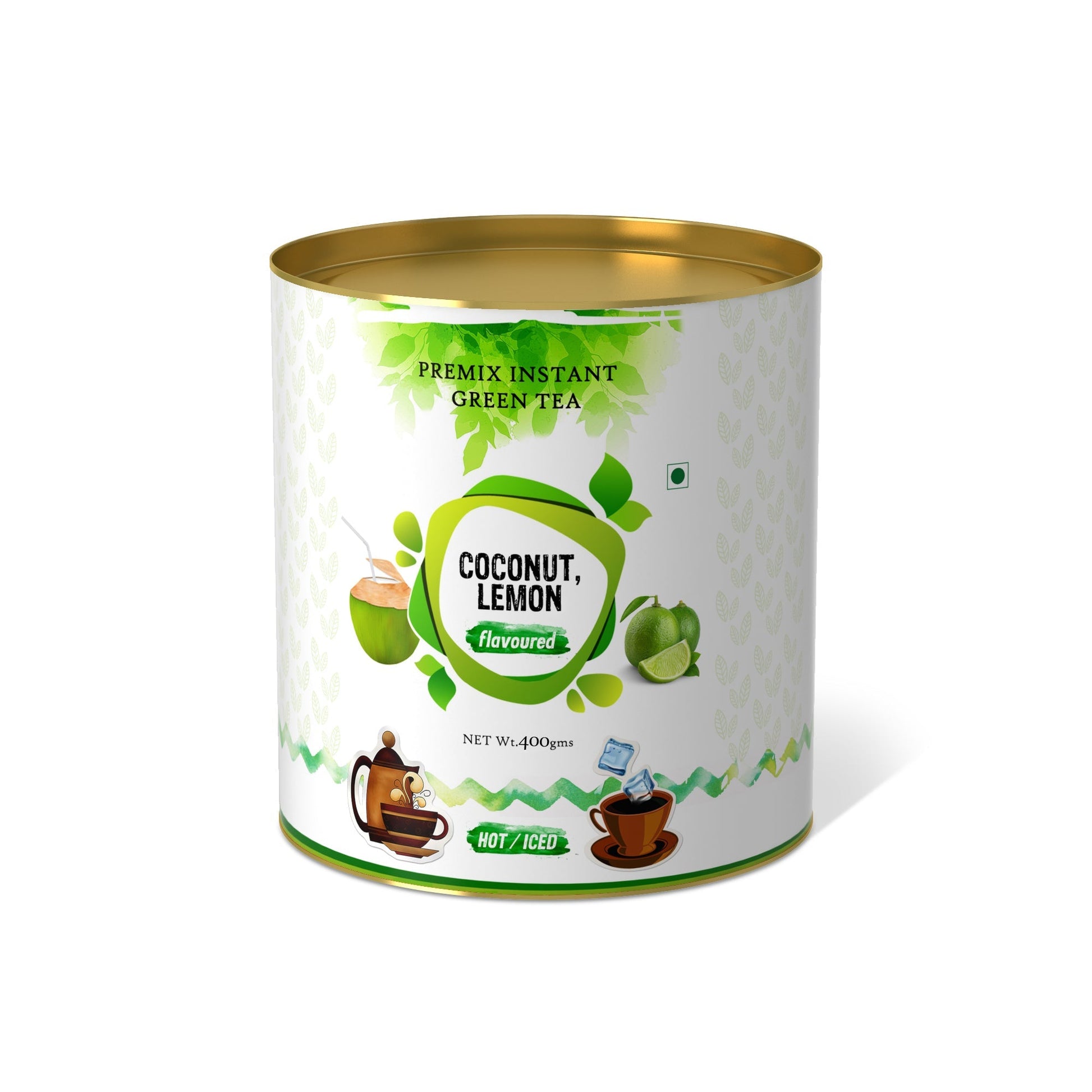 The Tea Planet Coconut Lemon Flavoured Instant Green Tea