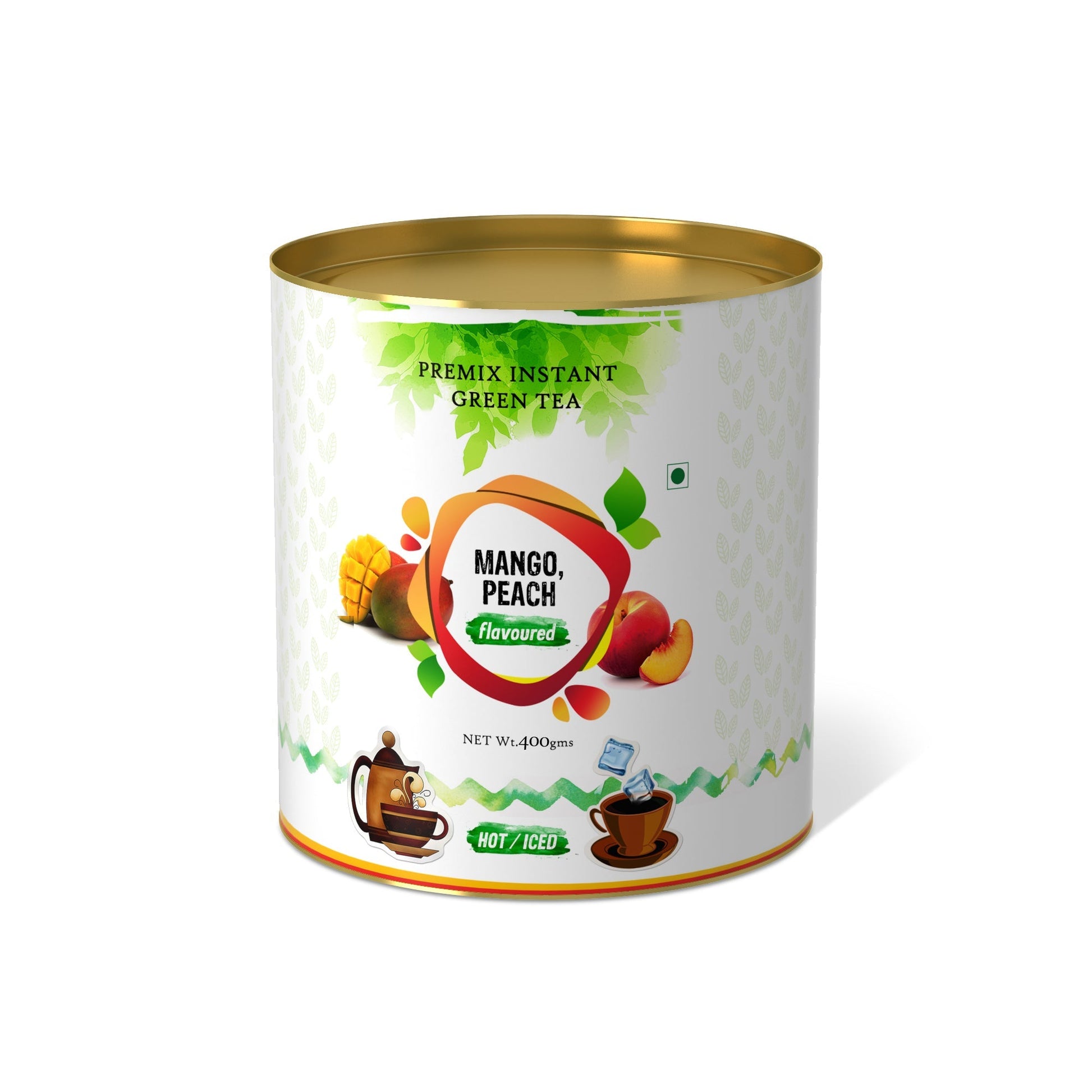 The Tea Planet Mango & Peach Flavoured Instant Green Tea