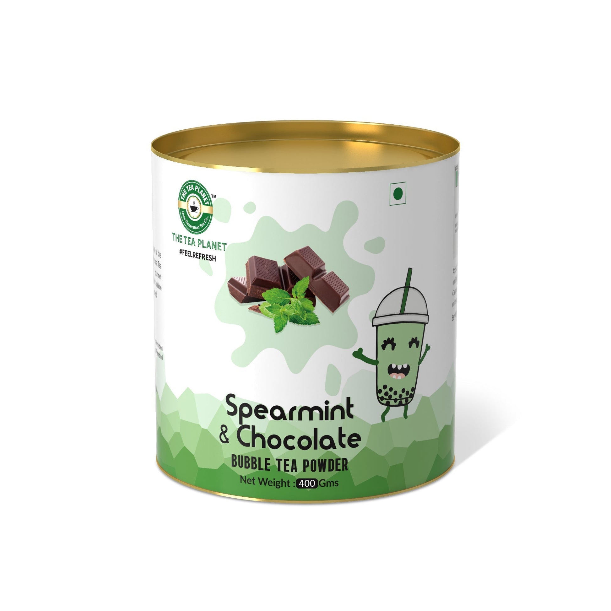 The Tea Planet Spearmint Chocolate Bubble Tea Premix