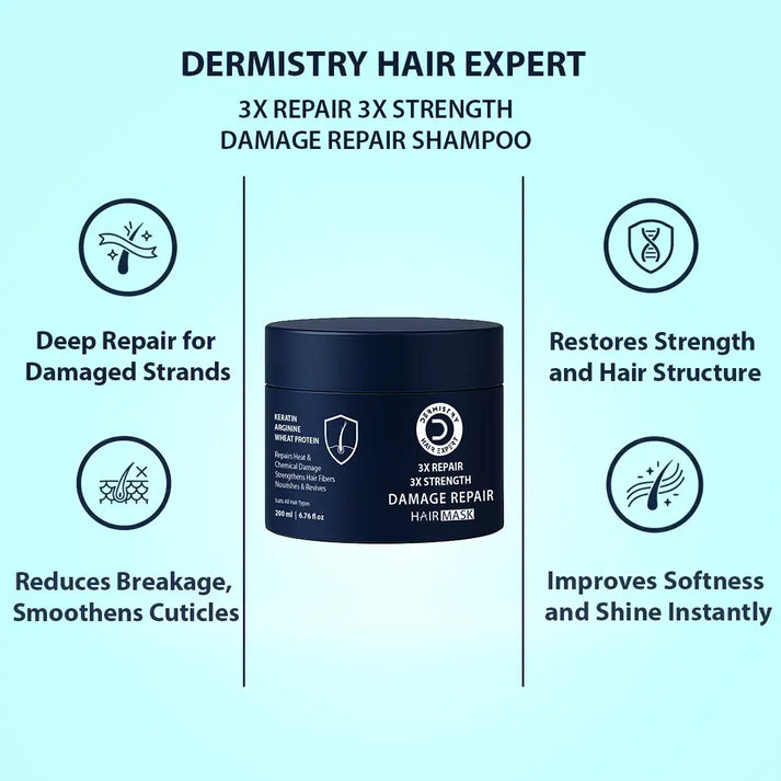 Dermistry Damage Repair Hair Mask | 3X Repair & 3X Strength Hair