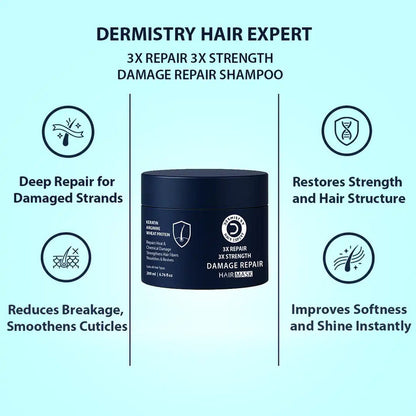 Dermistry Damage Repair Hair Mask | 3X Repair & 3X Strength Hair