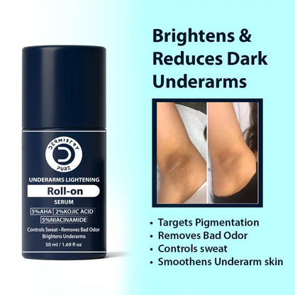Dermistry Underarm Lightening Roll On For Dark Underarms 