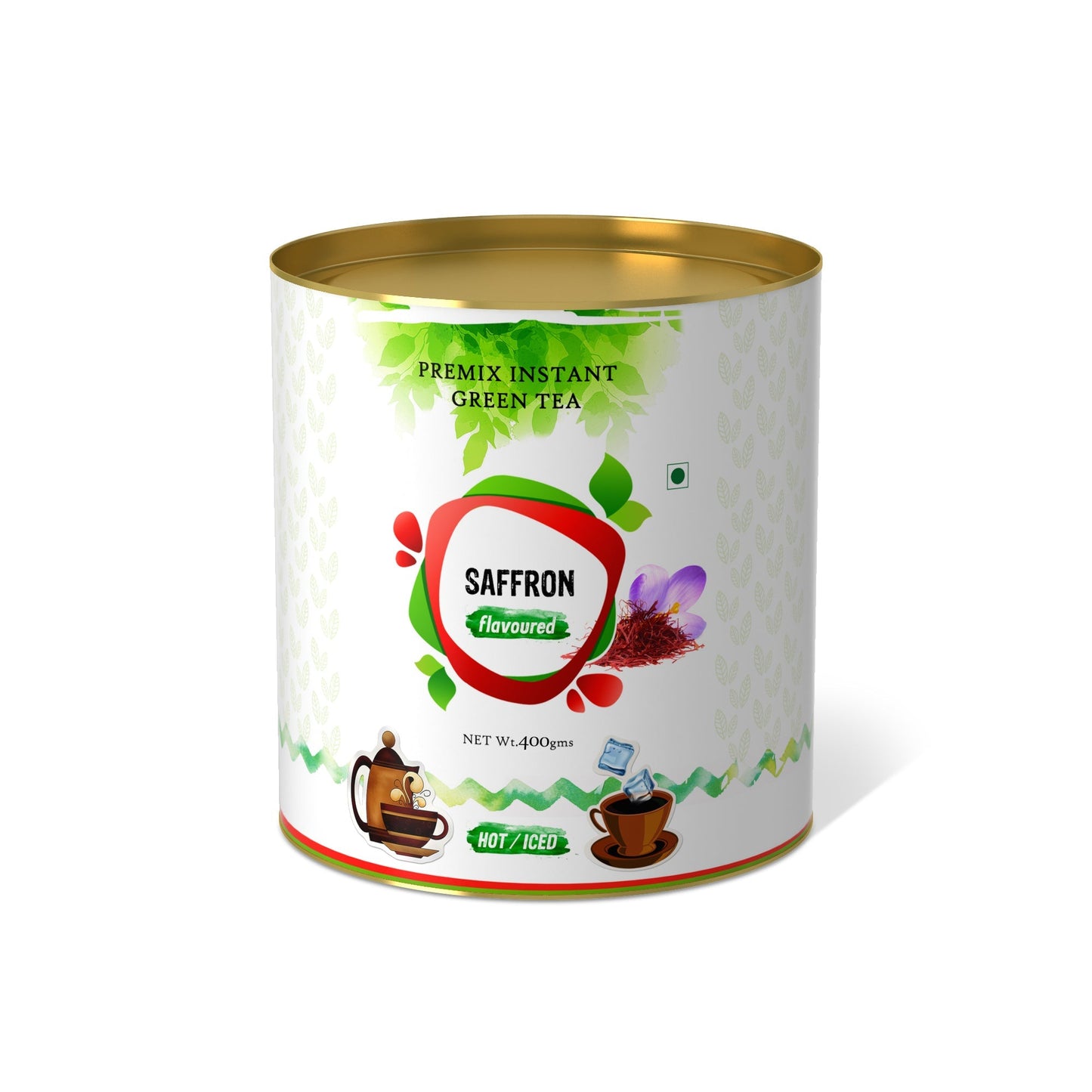 The Tea Planet Saffron Flavoured Instant Green Tea