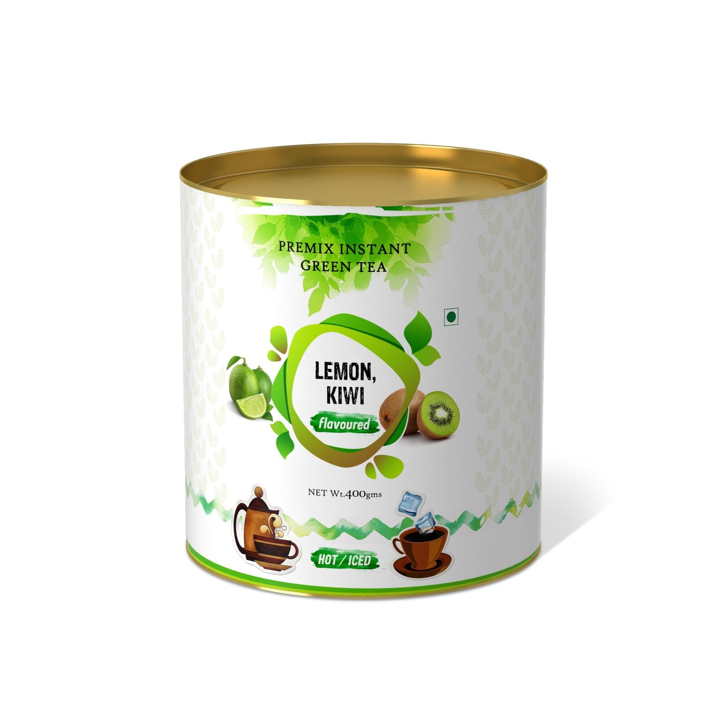 The Tea Planet Lemon Kiwi Flavoured Instant Green Tea