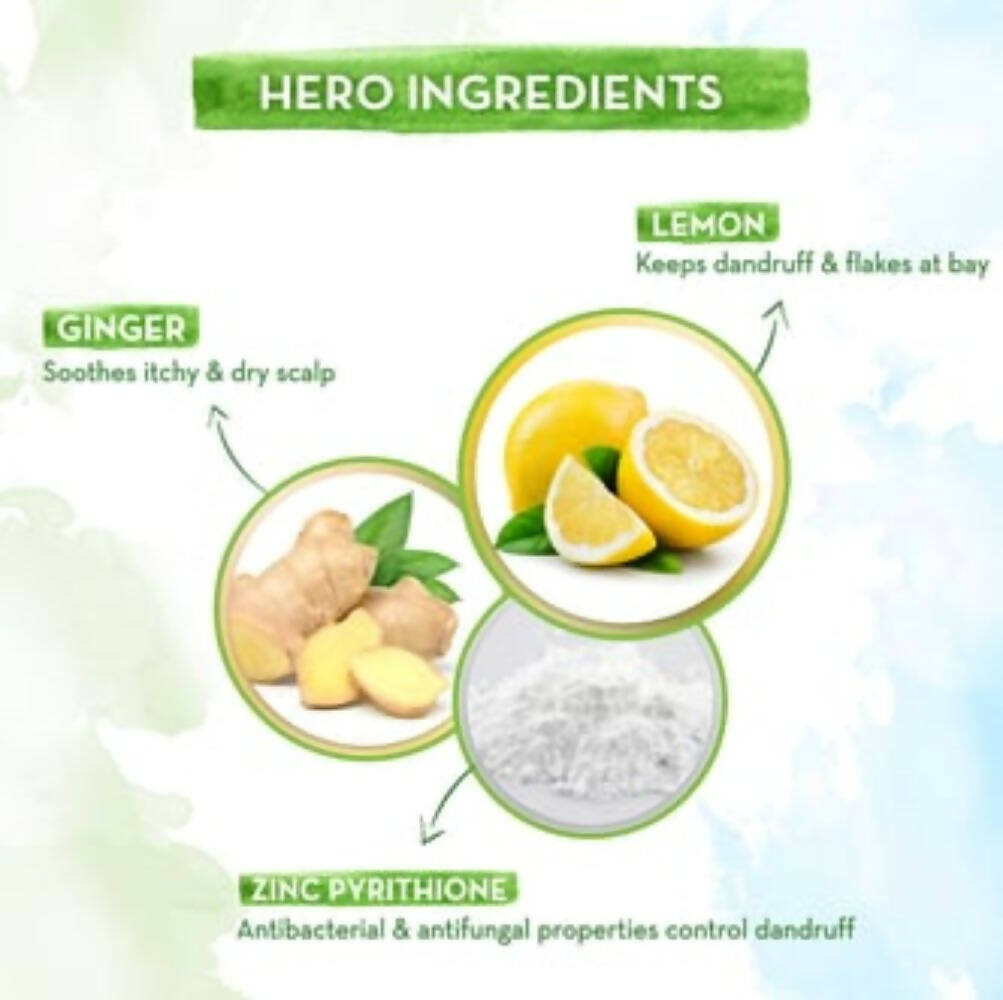 Mamaearth Lemon Anti|Dandruff Shampoo For Itchy and Flaky Scalp