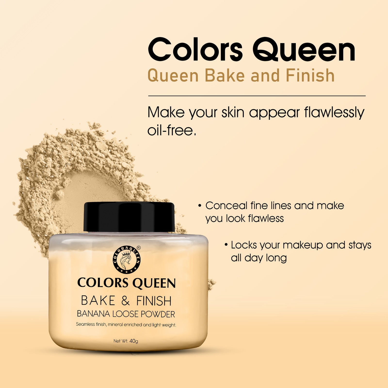 COLORS-QUEEN-Bake-&-Finish-Banana-Loose-Powder