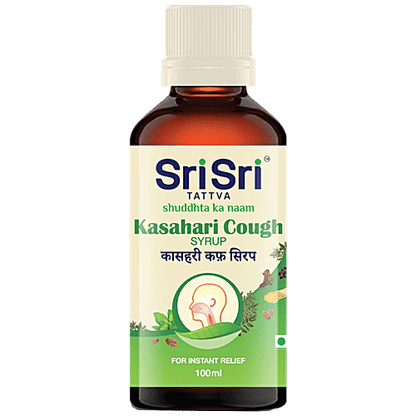 Sri Sri Tattva Kasahari Cough Syrup 100ml - PUSHMYCART