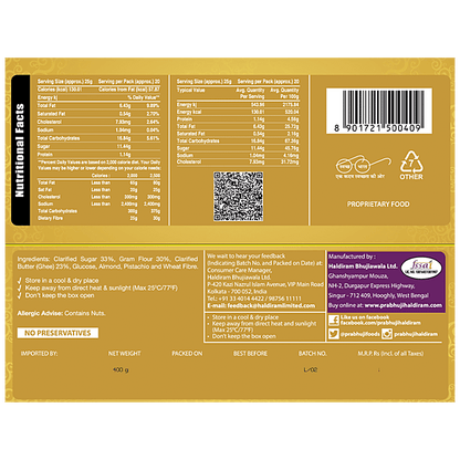 Haldiram's Prabhuji Ghee Soan Papdi