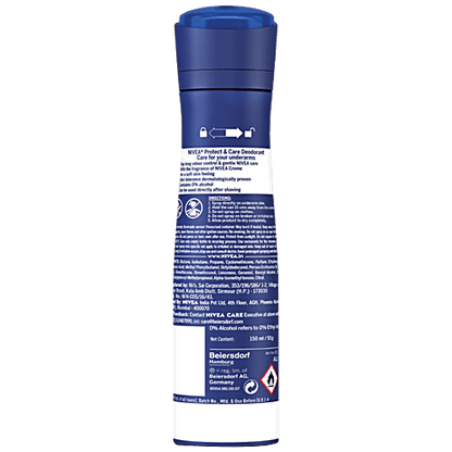 Nivea Women Deodorant, Protect & Care