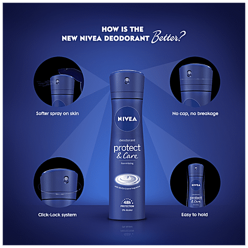 Nivea Women Deodorant, Protect & Care