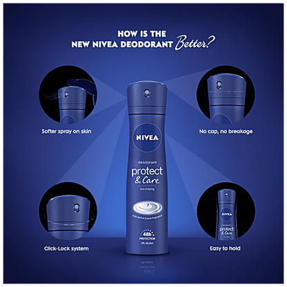 Nivea Women Deodorant, Protect & Care