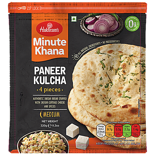 Haldiram's Paneer Kulcha - Minute Khana 320g - PUSHMYCART