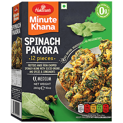 Haldirams Spinach Pakora - PUSHMYCART