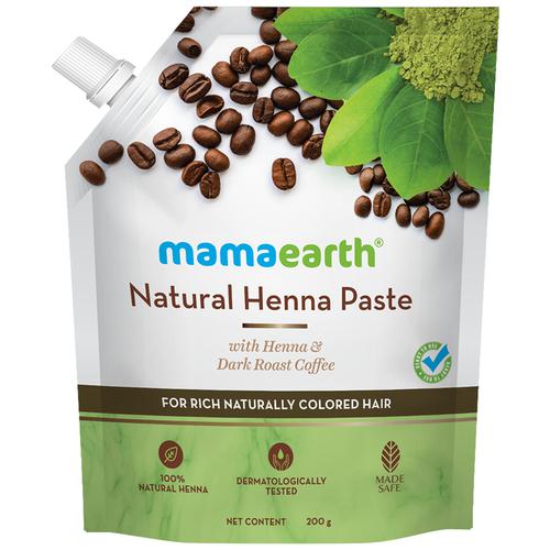 Mamaearth Natural Henna Paste Ready to Apply with Henna & Dark Roasted Coffee